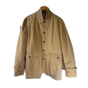 Robert Graham Outpost Jacket L/42 Khaki Tailored Fit Woven 5 Pocket $498 Mens